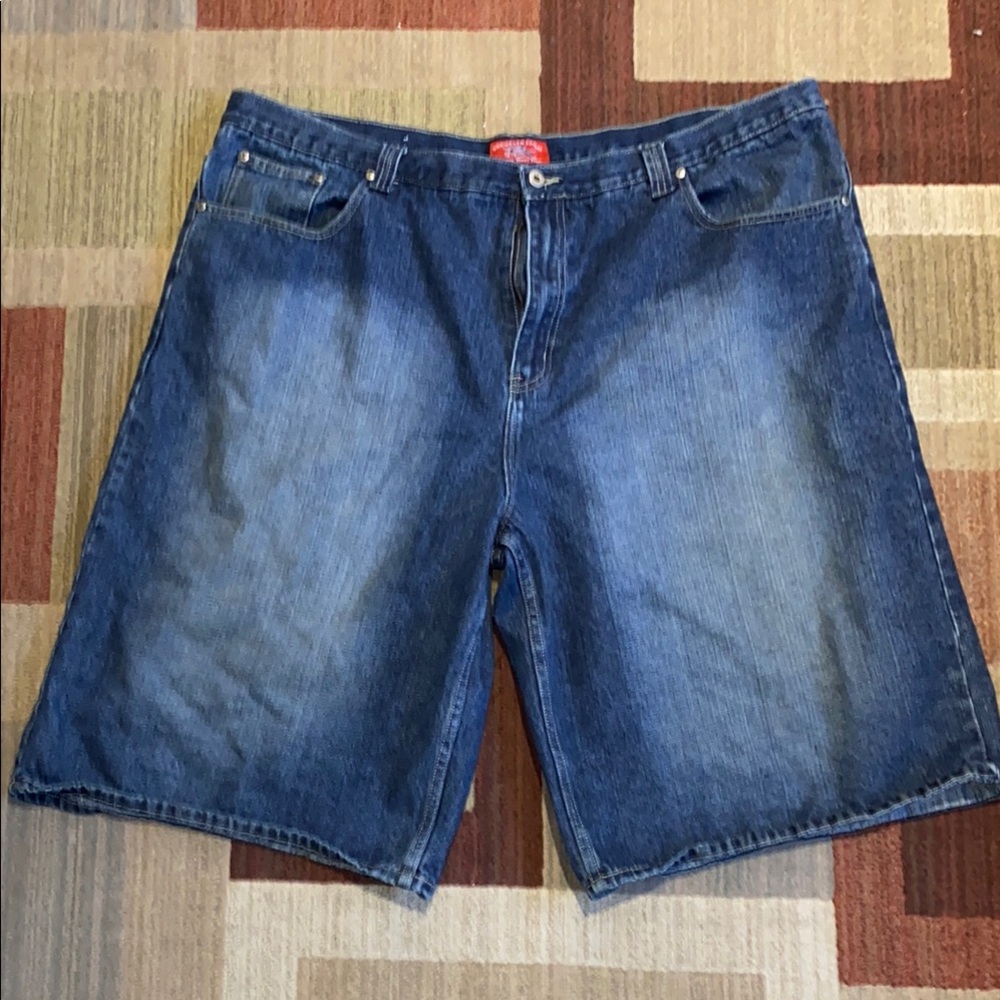 Men's Blue Denim Shorts*